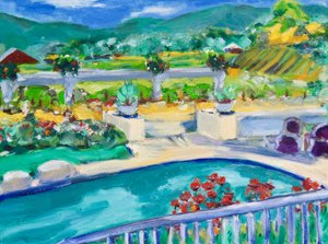 Backyard, Napa, 2019 av Richard Fox