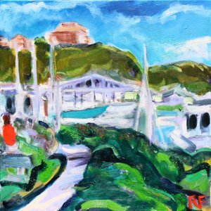 Boat Shed, Vallejo, 2018 av Richard Fox