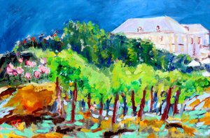 Chateau och Vines, 2017 av Richard Fox