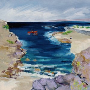 Kayaker, Monterey Bay, 2019 av Richard Fox