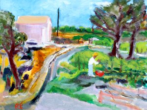 Tending the Vineyard, 2017 av Richard Fox