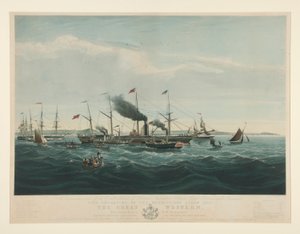 Till minne av etableringen av Steam Navigation mellan Storbritannien och Amerika