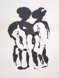 Utan titel, 2010 (monotypi) av Richard Green