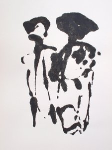 Utan titel, 2010 (monotypi) av Richard Green