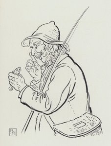 Fiskaren och den lilla fisken (gravyr)