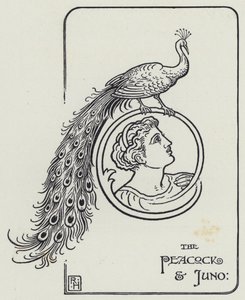 Påfågeln och Juno (gravyr)