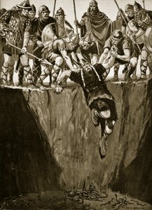 The Pit of Adders, illustration från 