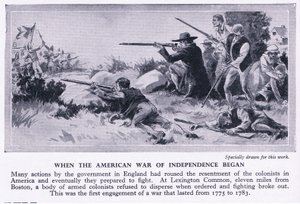 När det amerikanska frihetskriget började 1775 e.Kr., ca 1950