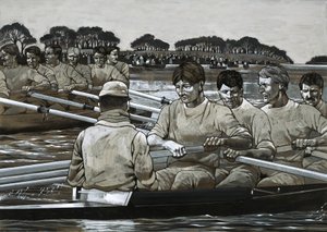 Båttävlingen mellan Oxford och Cambridge av Richard Hook