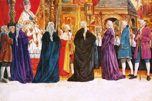Kröningen av Katarina den stora 1762 av Richard Hook