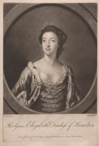 Hennes nåd Elizabeth hertiginna av Hamilton av Richard Houston