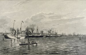 Naval Review i Kiel den 3 september 1890 av Richard Huenten