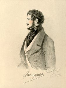hertig av Guiche, 1842.