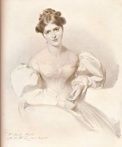 Frances Anne Fanny Kemble, 1809-1893, brittisk skådespelerska, c1829, 1909