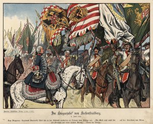Firar segern i slaget vid Hohenfriedeberg