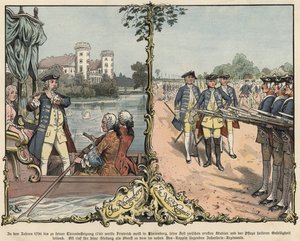 Kronprins Fredrik av Preussen vid Rheinsberg och Neuruppin av Richard Knoetel