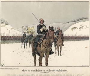 Bön av prins Leopold av Anhalt-Dessau före slaget vid Kesselsdorf