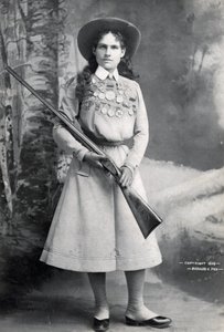 Annie Oakley, pub. c.1899 av Richard Kyle Fox