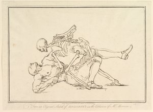 Från en originalskiss av William Hogarths i Mr. Morrisons samling, 1 mars 1782.