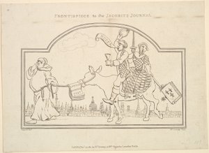 Frontispice till The Jacobites Journal, 27 november 1781.