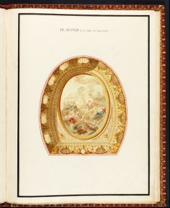 Auditoriets tak, från Samling av ritningar av Petit Trianon av Richard Mique (1728-94)