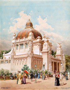 Vienna Jubilee Expo 1898. Paviljongen i Wien, 1898. av Richard Moser
