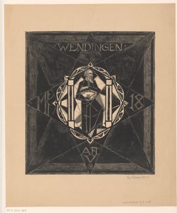 Omslagsdesign för: Wendingen, 1918
