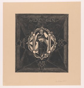 Omslagsdesign för: Wendingen, 1918