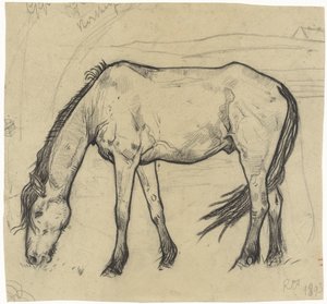 Betande häst i Noordwijk av Richard Nicolaüs Roland Holst