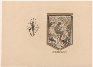Omslagsdesign för: Concertgebouw Amsterdam Program av Richard Nicolaüs Roland Holst