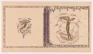 Omslagsdesign för: Wendingen, Skalnummer, 1923 av Richard Nicolaüs Roland Holst