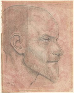 Porträtt av Jack. Jongert, från sidan av Richard Nicolaüs Roland Holst