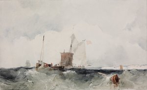 Vid den engelska kusten av Richard Parkes Bonington