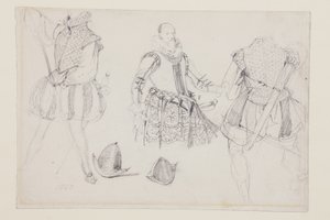 Kostymstudier av Richard Parkes Bonington