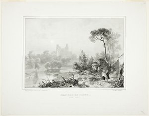 Doune slott av Richard Parkes Bonington