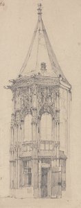 Justitiepalatset, Rouen av Richard Parkes Bonington