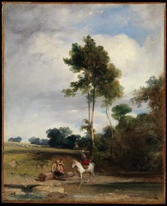 Rast vid vägkanten av Richard Parkes Bonington