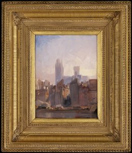 Katedralen i Rouen, soluppgång av Richard Parkes Bonington