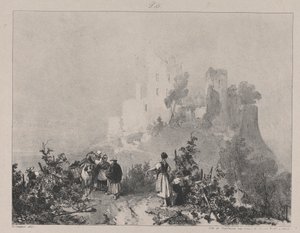 Ruinerna av Chateau d