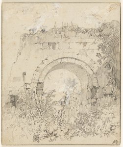 Ruinerna av Archway av Richard Parkes Bonington