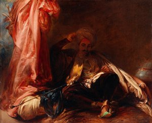 Chibouk av Richard Parkes Bonington