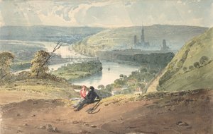 Utsikt över Rouen från St. Catherine