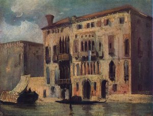 Utsikt över Canal Grande, 1800-talet av Richard Parkes Bonington