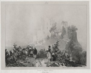 Pittoreska och romantiska resor i det antika Frankrike, Franche-Comté..., 1825. av Richard Parkes Bonington