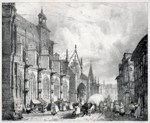 Pittoreska och romantiska resor i det antika Frankrike, Normandie..., 1824. av Richard Parkes Bonington