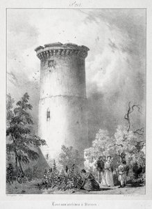 Pittoreska och romantiska resor i det antika Frankrike, Normandie: Tur till arkiven i Vernon av Richard Parkes Bonington