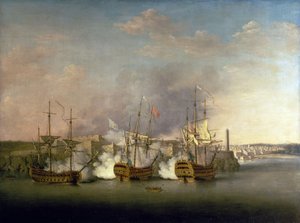 Det sjuåriga kriget (1756-1763): Bombningen av Morro Castle (Kuba) den 1 juli