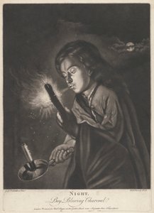 Natt - Pojke som blåser kol av Richard Purcell