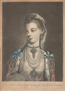 Drottning Charlotte, ca 1762 (tryck)