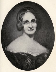 Mary Wollstonecraft Shelley (1797-1851) illustration från "Little Journeys to the Homes of Famous Women", publicerad 1897